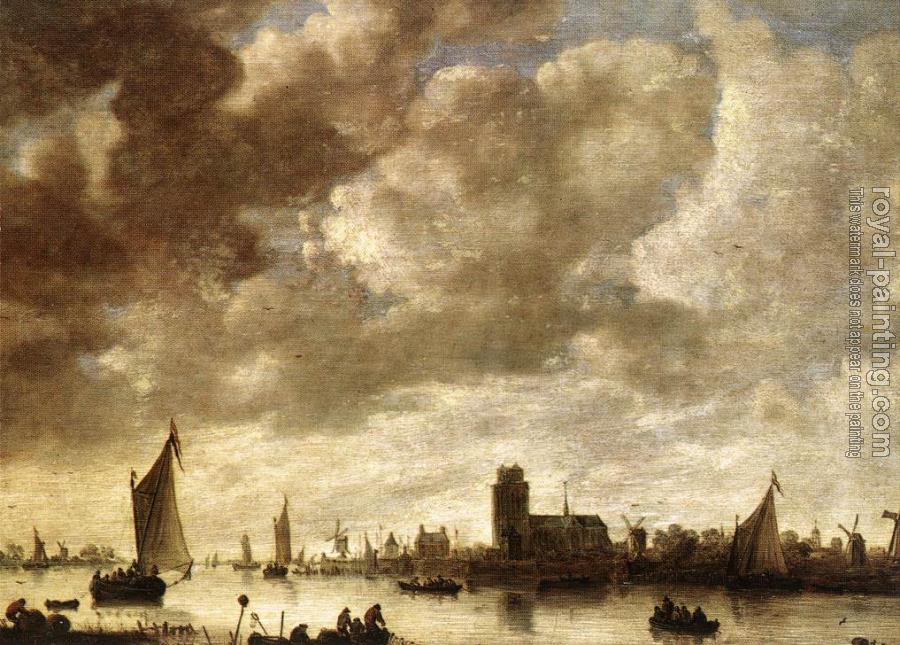 Jan Van Goyen : View of the Merwede before Dordrecht